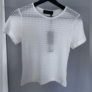 White Fox Same Friends Top Off White